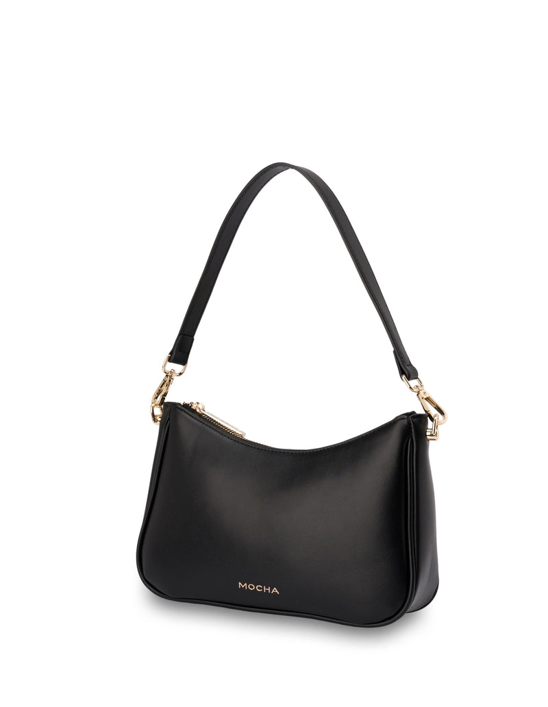 Mocha Go To Shoulder Bag Black Mocha Australia