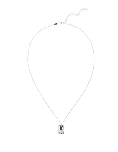 Elly Lou Decemeber Flower Necklace- Silver | Mocha Australia