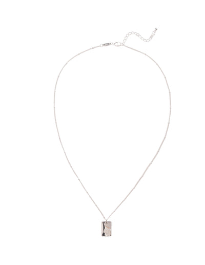 Elly Lou January Flower Necklace- Silver | Mocha Australia