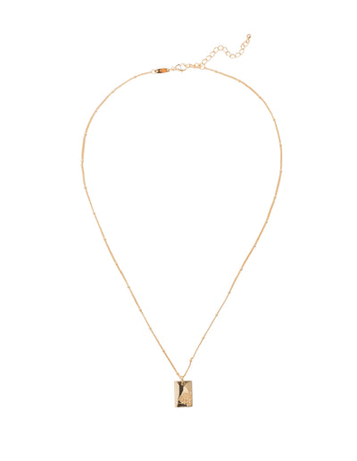 Elly Lou June Flower Necklace- Gold | Mocha Australia