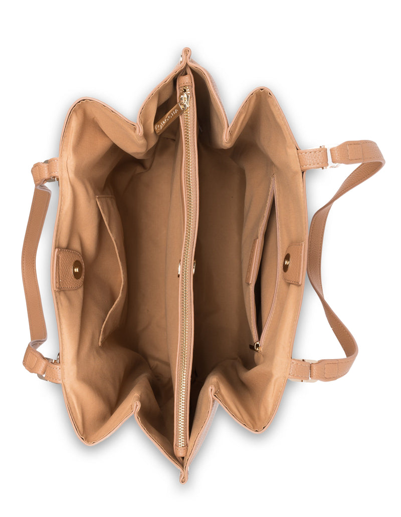 Mocha Sienna Stud Tote Bag - Tan | Mocha Australia