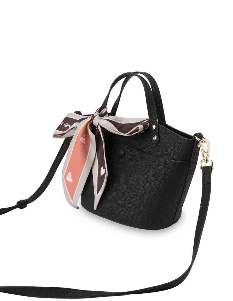 Mocha Scarfe Small Tote - Black | Mocha Australia