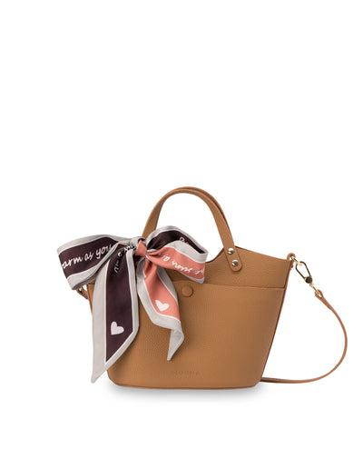 Mocha Scarfe Small Tote - Tan | Mocha Australia