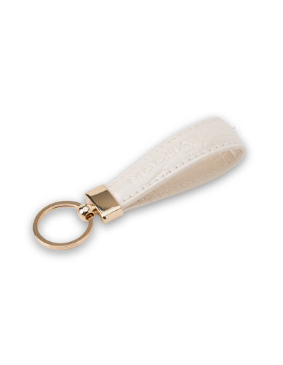 Mocha Go To Croc Keyring - Cream | Mocha Australia
