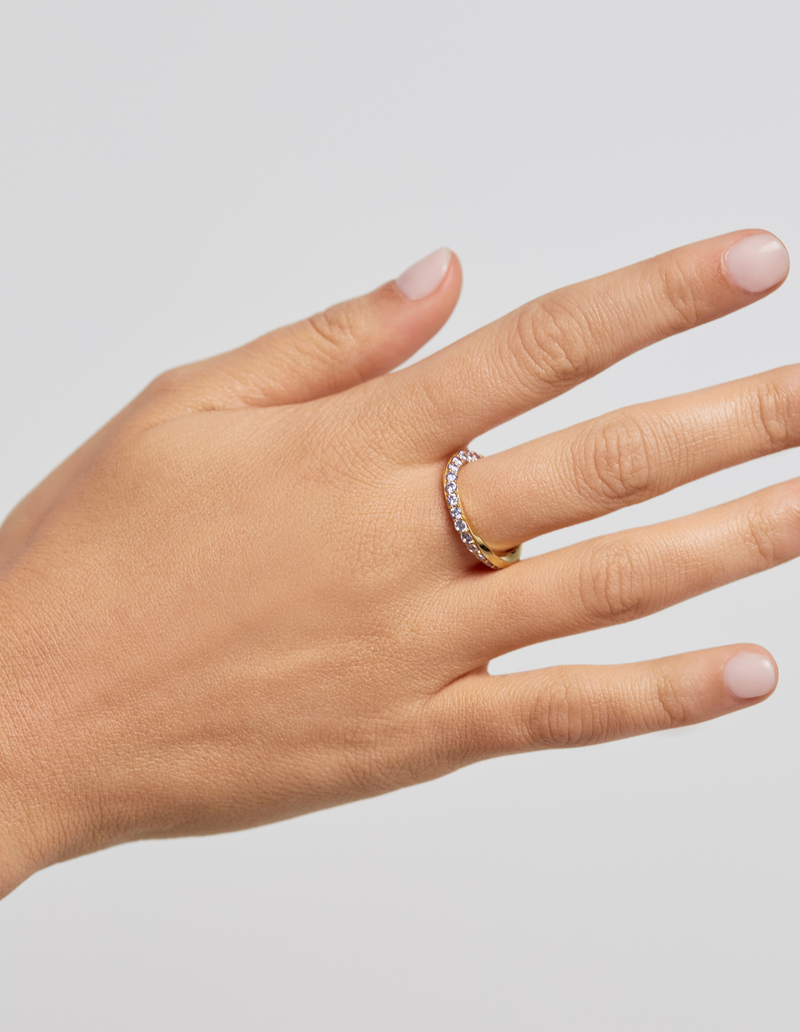 PDPAOLA Cavalier Ring | Mocha Australia