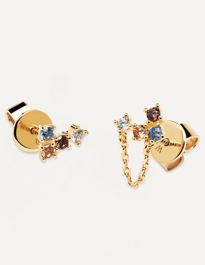 PDPAOLA Fox Earrings - Gold | Mocha Australia