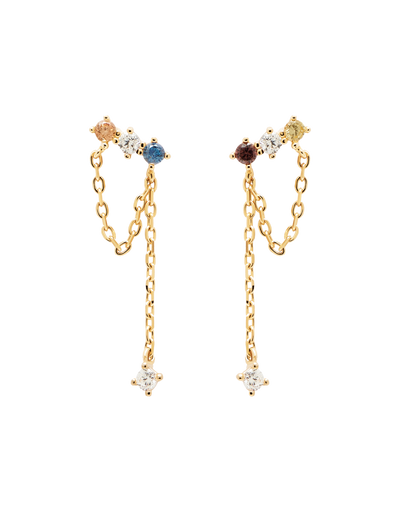 PDPAOLA Mana Earrings - Gold | Mocha Australia