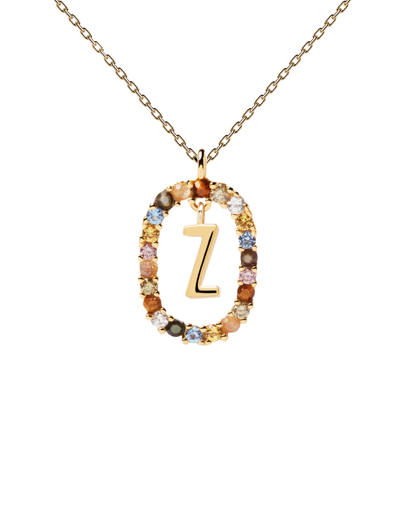 PDPAOLA Letter Necklace - Z | Mocha Australia