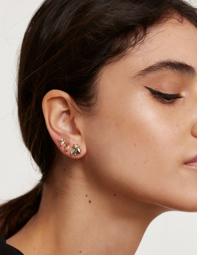 PDPAOLA La Bamba Earrings - Gold | Mocha Australia