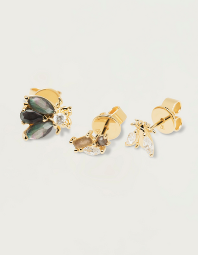 PDPAOLA La Bamba Earrings - Gold | Mocha Australia