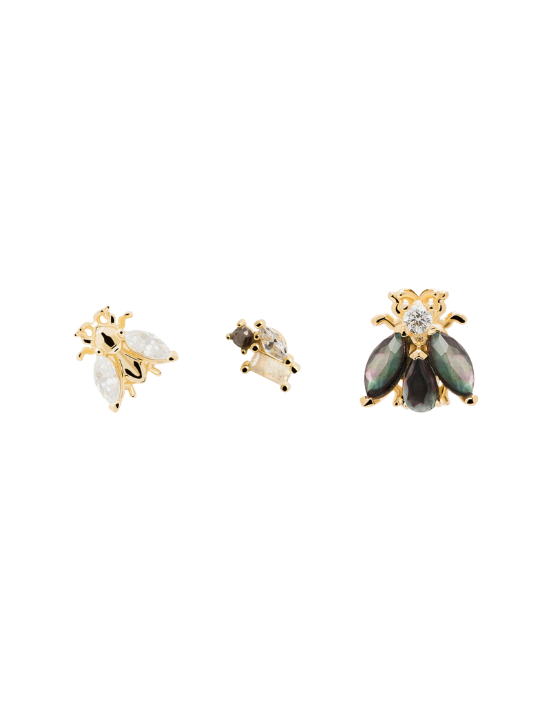 PDPAOLA La Bamba Earrings - Gold | Mocha Australia