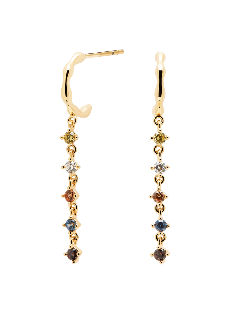 PDPAOLA Sage Earrings - Gold | Mocha Australia