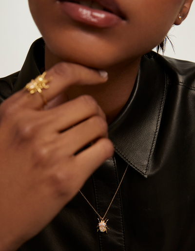 PDPAOLA Luck Necklace | Mocha Australia