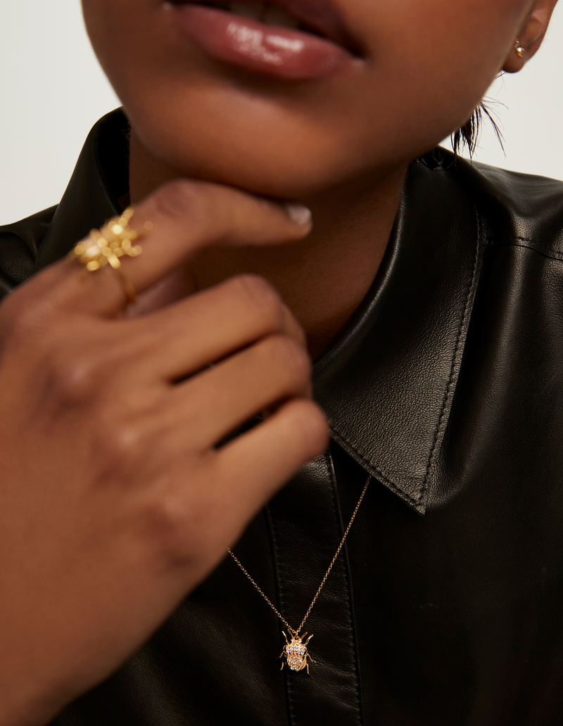 PDPAOLA Luck Necklace | Mocha Australia