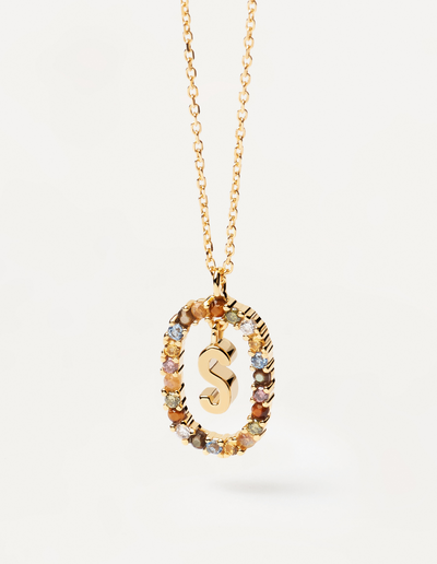 PDPAOLA Letter Necklace - S | Mocha Australia