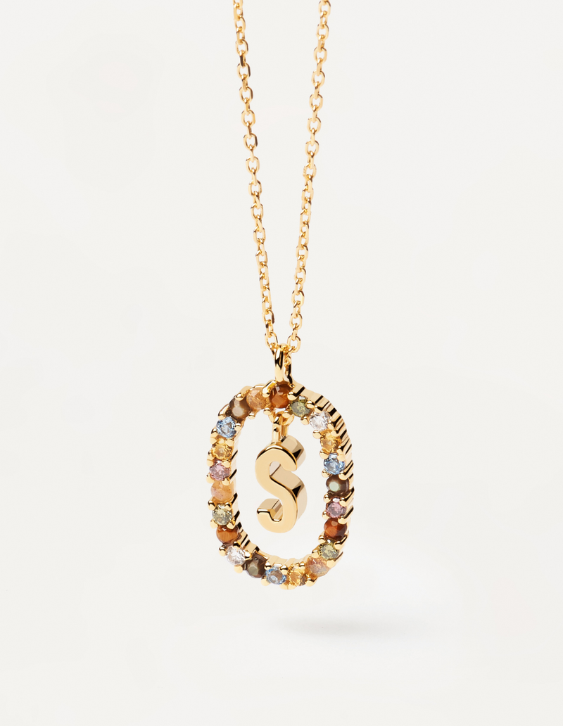 PDPAOLA Letter Necklace - S | Mocha Australia