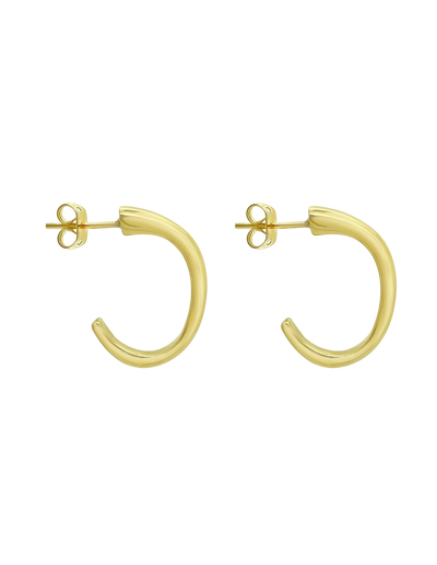 Ichu Reformed Hoop Earrings - Gold | Mocha Australia