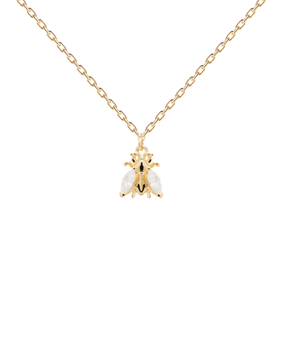 PDPAOLA Buzz Necklace - Gold | Mocha Australia
