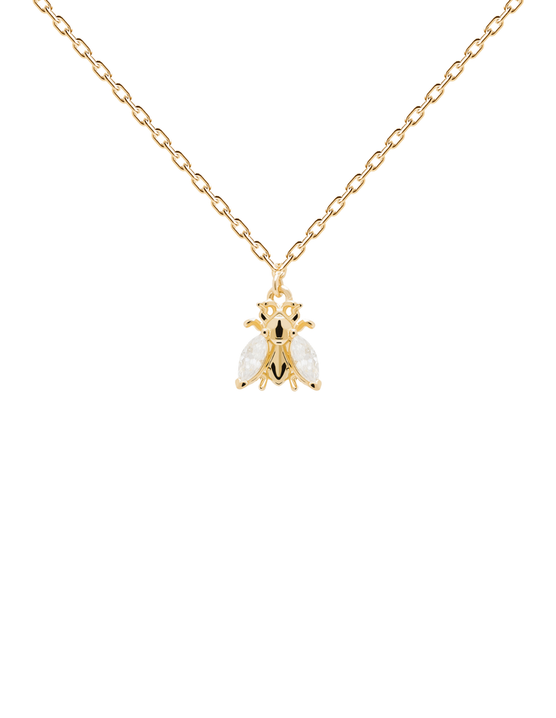 PDPAOLA Buzz Necklace - Gold | Mocha Australia