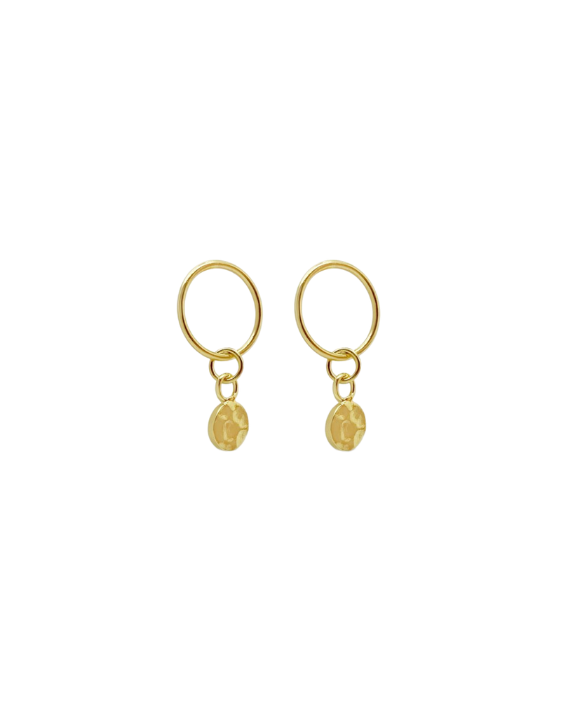 Ichu Golden Details Stud Earrings | Mocha Australia