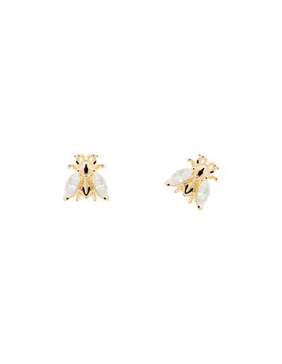 PDPAOLA Buzz Earrings - Gold | Mocha Australia