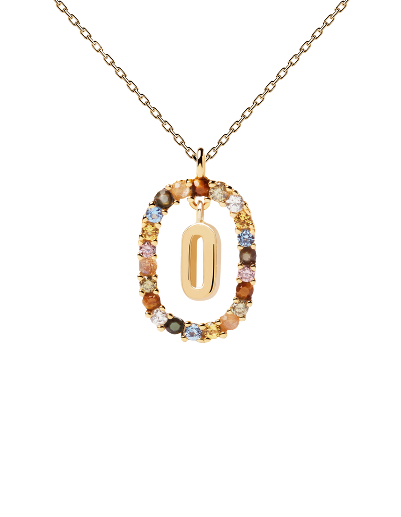 PDPAOLA Letter Necklace - O | Mocha Australia