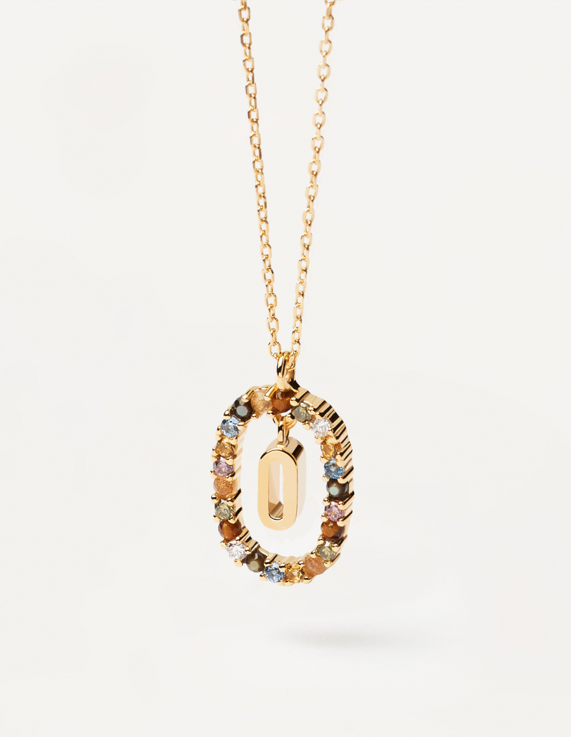 PDPAOLA Letter Necklace - O | Mocha Australia