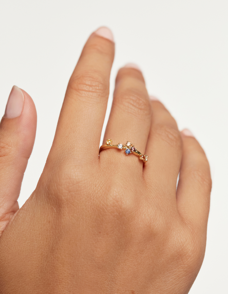 PDPAOLA Five Ring - Gold | Mocha Australia