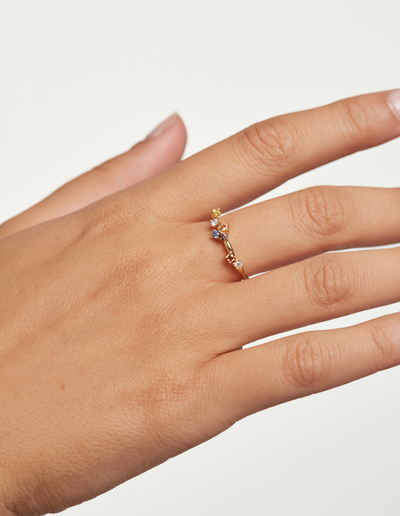 PDPAOLA Five Ring - Gold | Mocha Australia