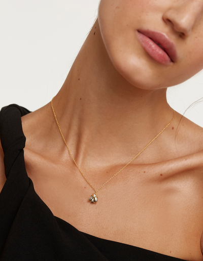 PDPAOLA Zaza Necklace - Gold | Mocha Australia