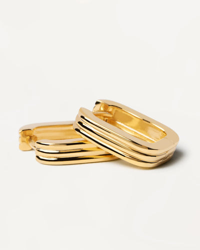 PDPAOLA Nova Earrings - Gold | Mocha Australia
