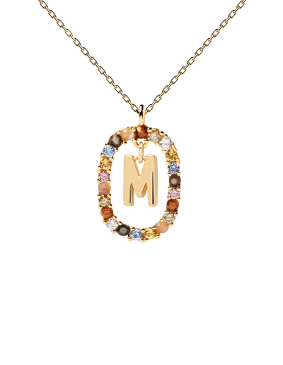 PDPAOLA Letter Necklace - M | Mocha Australia