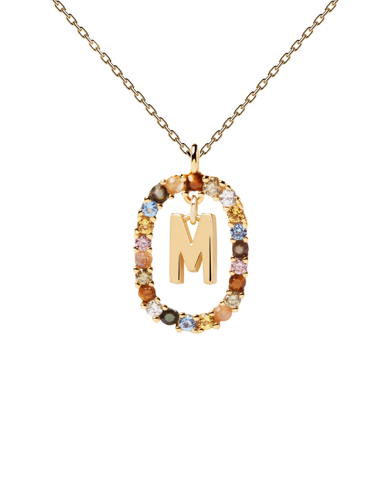 PDPAOLA Letter Necklace - M | Mocha Australia