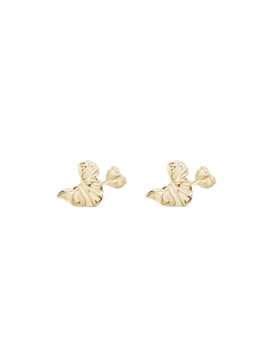 Ichu Arctic Curve Earrings - Gold | Mocha Australia