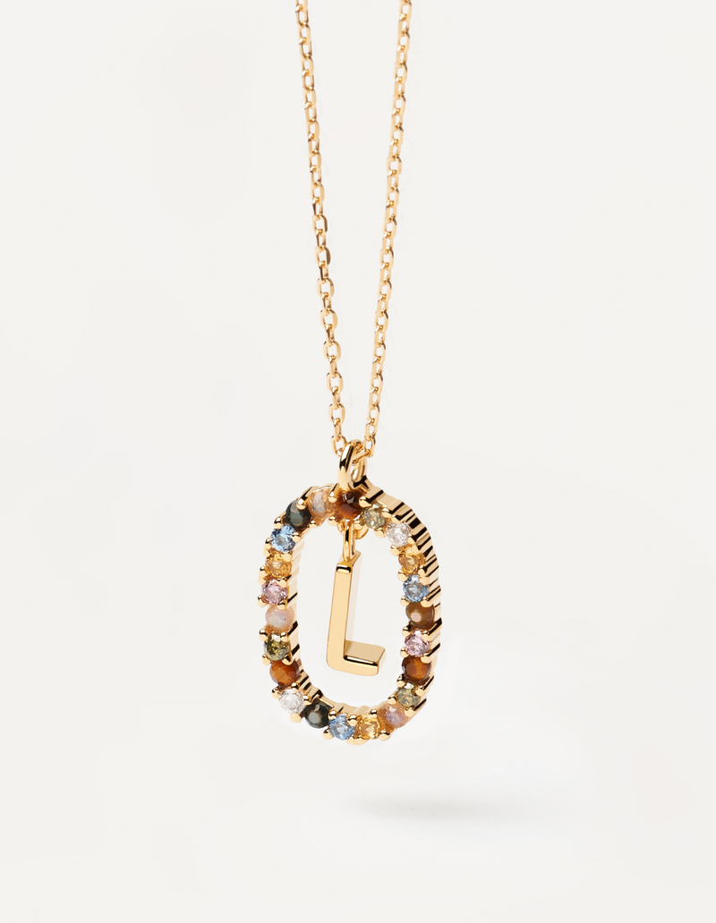 PDPAOLA Letter Necklace - L | Mocha Australia