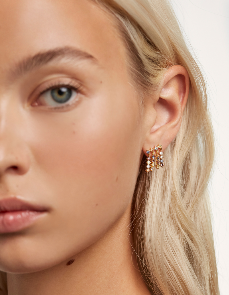 PDPAOLA Willow Earrings - Gold | Mocha Australia