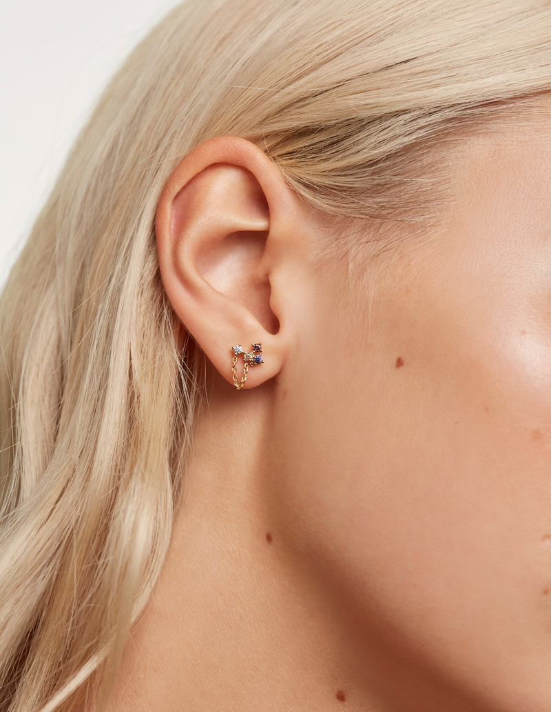 PDPAOLA Fox Earrings - Gold | Mocha Australia