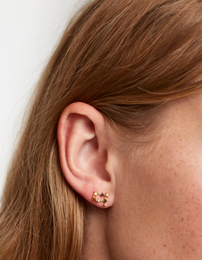 PDPAOLA Zodiac Earrings - Gemini | Mocha Australia