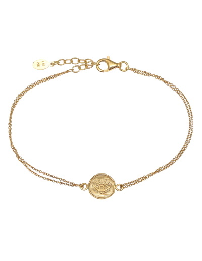 Gregio Symbolic Evil Eye Bracelet - Gold | Mocha Australia