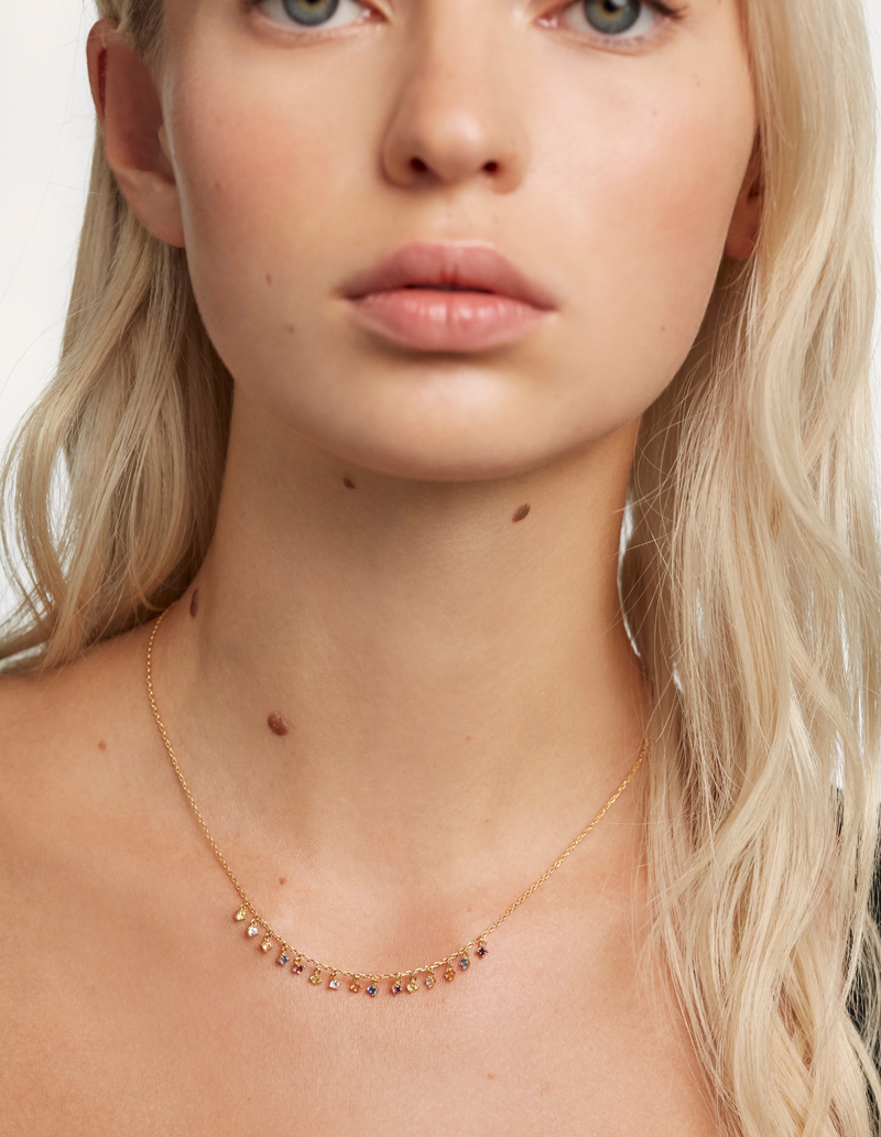 PDPAOLA Willow Necklace - Gold | Mocha Australia