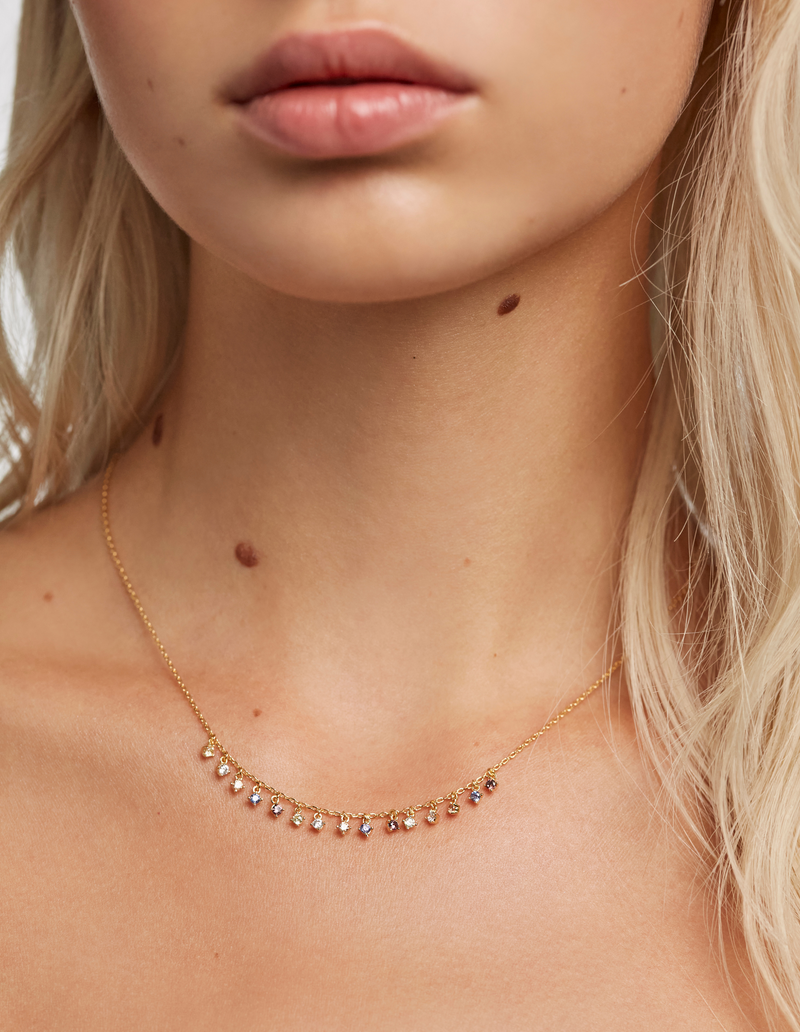 Ania Haie Connect Dots Rose Gold Triple Raindrop Necklace | Australia –  Silver Steel