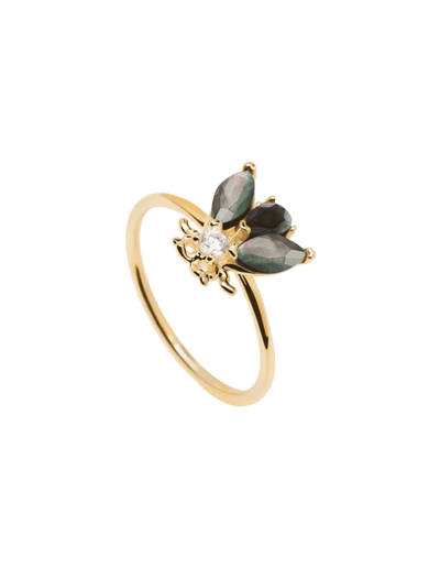 PDPAOLA Zaza Ring - Gold | Mocha Australia