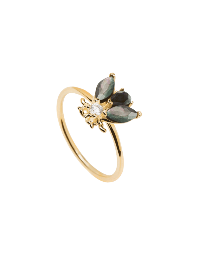 PDPAOLA Zaza Ring - Gold | Mocha Australia