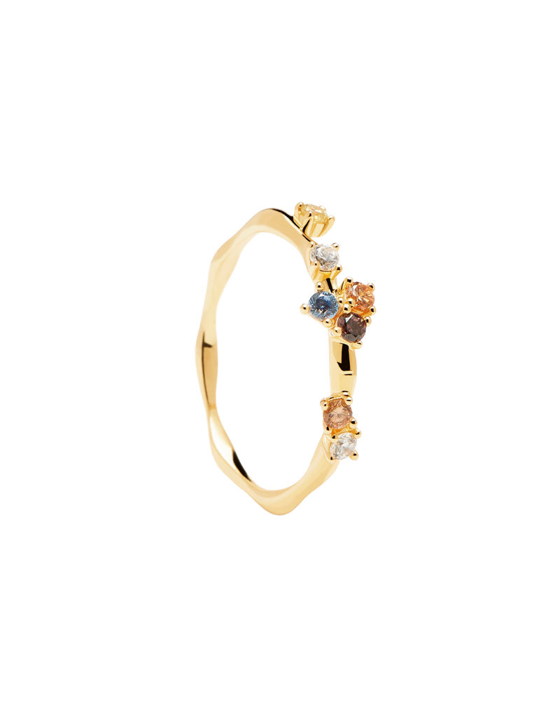 PDPAOLA Five Ring - Gold | Mocha Australia