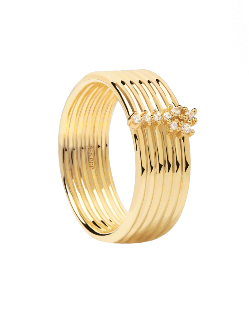 PDPAOLA Super Nova Ring - Gold | Mocha Australia