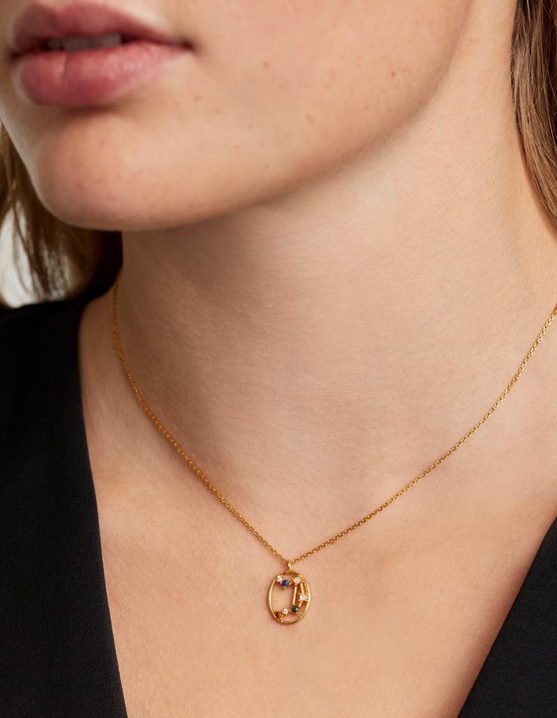 PDPAOLA Zodiac Necklace - Libra | Mocha Australia