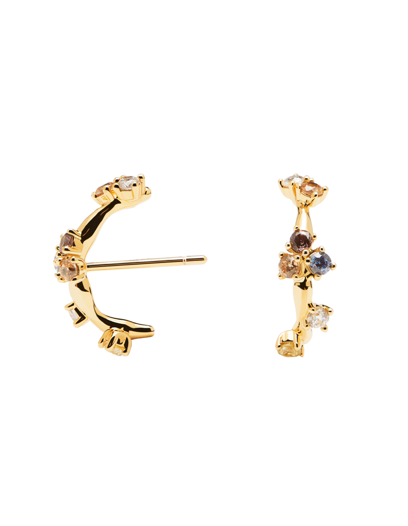 PDPAOLA Five Earrings - Gold | Mocha Australia
