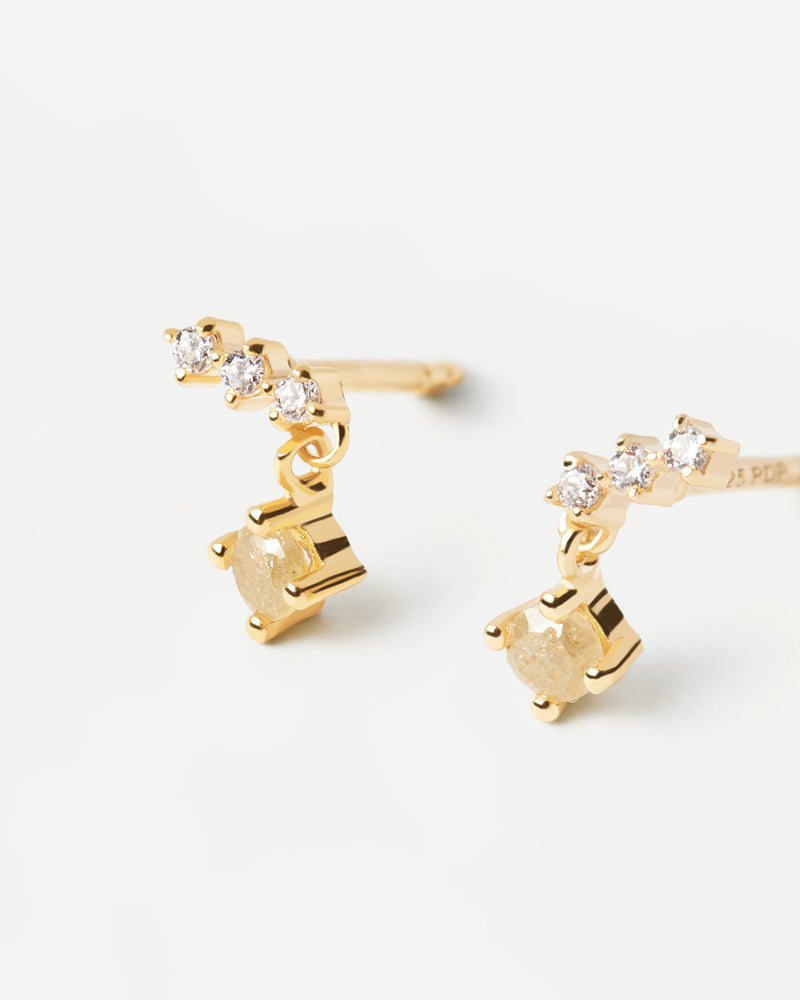 PDPAOLA Astrid Earrings - Gold | Mocha Australia