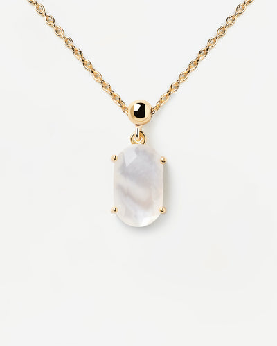 PDPAOLA Mother of Pearl Intuition Charm | Mocha Australia