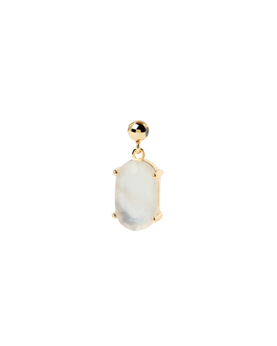 PDPAOLA Mother of Pearl Intuition Charm | Mocha Australia